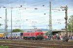 Kurhessenbahn/DB 218 387-9 in Koblenz-L�tzel am 29.9.2012