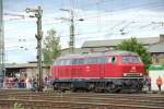 Kurhessenbahn/DB 218 387-9 in Koblenz-L�tzel am 29.9.2012