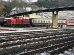 260 109-4 mit einem Sonderzug in Linz am Rhein am 3.12.10