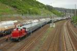 Eifelbahn 260 109-4 beim Rangieren in Linz am Rhein am 27.4.2012