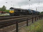 Ruhrtalbahn Class 66+G2000 in K�ln Kalk am 2.10.10