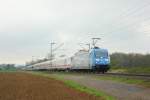 DB 101 042-0  Ecofant  mit dem IC2216 in Vilich-M�ldorf am 7.4.2012