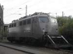 Die AEG 110 an der Drehscheibe in K�ln Messe Deutz.
