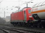 DB 185 403-3 green cargo f�hrt aus Beuel und weiter nach Oberkassel am 24.2.2011