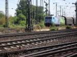 Br 185 mit K+S Werbung in K�ln Gremberg