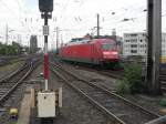 Br 101 f�hrt Solo im K�lner Hbf am 23.7.10