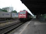 Br.101 072-7 Vor dem IC und ehemalige Werbelok mit deiser Werbung:  Baden-W�ttenberg .