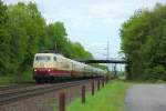 DB 103 235-8 mit dem TEE 8 (Venlo-Linz(Rhein)-Mainz Hbf) in Vilich-M�ldorf am 30.4.2012