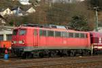 DB AutoZug 115 278-4 in Linz am Rhein am 20.2.2012