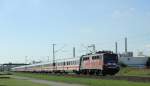 DB 115 509-2  80 Jahre DB AutoZug  mit dem Pbz2470 in Dormagen am 1.9.2012