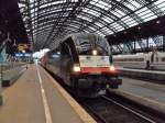 Farnair Rail logistics ES 64 U2-026 mit dem CNL aus Wien im K�lner Hbf am 13.11.10