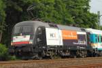 Lokportrait von HKX/Veolia ES 64 U2-030 (182-530) in K�ln-Stammheim am 5.7.2012