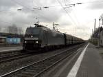 MRCE 185 565-9 im einsatz f�r NIAG in Beuel am 23.11.10