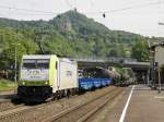 Captrain 186-148 mit einem GATX Kesselzug in K�nigswinter am 7.5.2011