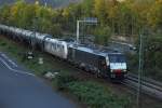 TXL ES 64 F4-016 (189 916) mit TXL 185 540 in Bad Honnef am 15.10.2012