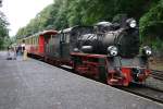 Eine polnische Dampflok auf dem Gel�nde der Brohltalbahn am 10.03.06.