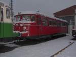 MAN Schienenbus VT 25 der RSE der sich zur Zeit in Aufarbeitung befindet.