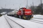 G 1000BB (DH 49) mit einem Gifftzug in K�ln-West am 27.12.2010.