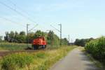 Neusser Eisenbahn G1700 in Meerbusch-Osterath am 17.8.2012