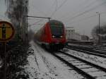Steuerwagen Dritte Gattung im Schnee in Beuel am 29.11.10
