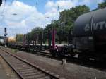 Ein neuer Flachbodenwagen in K�ln-West.