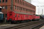 DB Einheitshilfsger�tewagen abgestellt in Koblenz Hbf am 28.1.2012