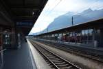 bahnhof-bludenz/484609/bahnhof-bludenz-im-montafon-aufgenommen-am Bahnhof Bludenz im Montafon. Aufgenommen am 09.10.2015.