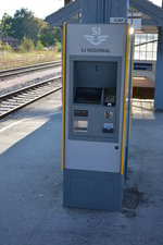 Automat am Bahnhof Nyköping Centralstation.