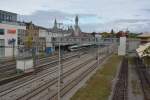 Blick auf den Bahnhof Konstanz am Bodensee. Aufgenommen am 07.10.2015.