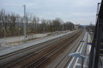 Modernisierter Bahnhof Saarmund.