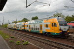 -Nachschuss- Am 15.05.2016 fährt dieser ET 445 (445.101) auf der Linie RE 2 (63859) nach Wittenberge.