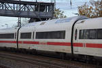 16.11.2020 | ICE 705 (Hamburg-Berlin-Erfurt-Nürnberg-München) | Durchfahrt Bahnhof Saarmund | BR 401  Tz 107   Plattling  | Bordrestaurant  804 011-5 