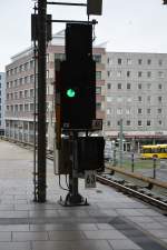 Signal 63 am Alexanderplatz in Berlin. Dieses Signal zeigt KS 1.