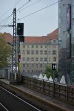 KS-Signal am Alexanderplatz in Berlin Richtung Ostbahnhof.