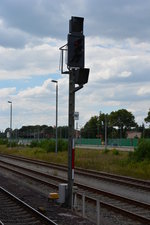 Signal im Bahnhof Rathenow.