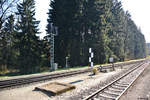 Ausfahrsignal und Signal NE 4 im Bahnhof Drei Annen Hohne.