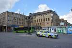In der Innenstadt von Uppsala (BOD 382) wurde dieser Saab Streifenwagen aufgenommen. 10.09.2014. 