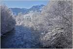 Winterlandschaft im Berner Oberland.
(20.1.2023)