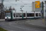 Siemens Combino  404 Hiroshima  auf dem Weg am 15.12.2014 zum Kirchsteigfeld. Nächster Halt, Potsdam Hauptbahnhof.
